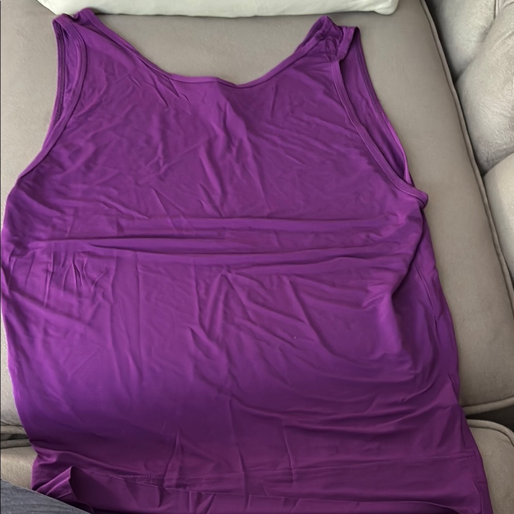 Helmut Lang Vibrant Purple Tank Top